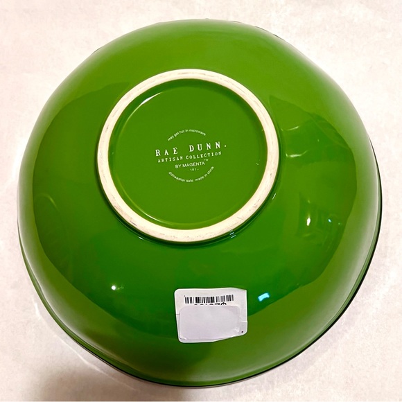 Rae Dunn POT O’ GOLD St. Patrick’s Day Ceramic Mixing Bowl Green/Yellow - Picture 8 of 9